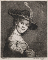 KG 01374
<br/>
Lachende Jodin met baret
<br/>
<em>Riedel, Johann Anton (1736-1816)</em>